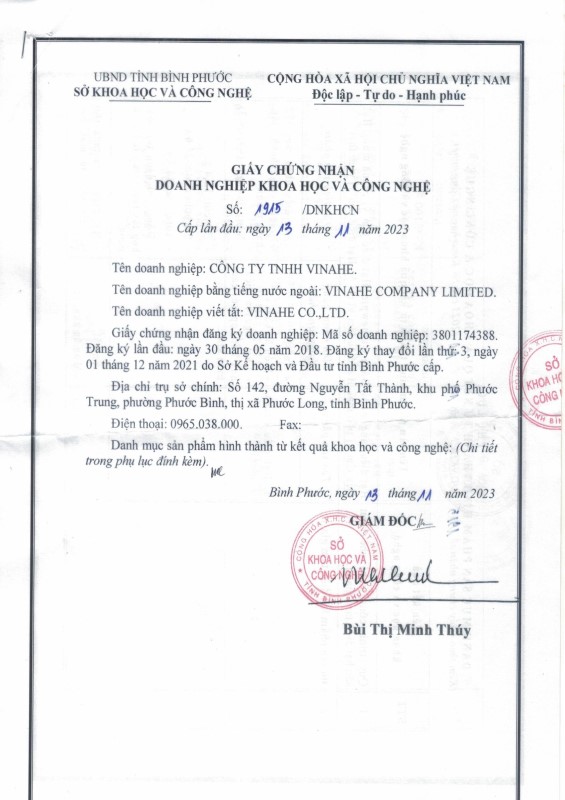 Chứng nhận